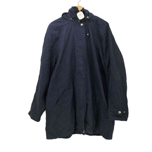ロンドンフォグ LONDON FOG 比翼 コットン フーデッド ショートコート レディース import:XL