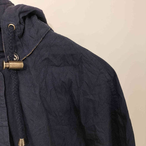 ロンドンフォグ LONDON FOG 比翼 コットン フーデッド ショートコート レディース import:XL