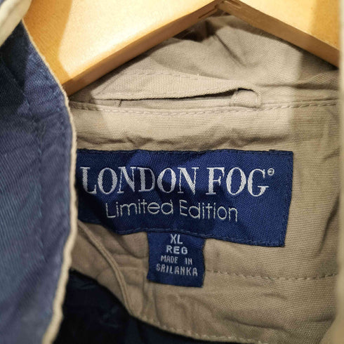 ロンドンフォグ LONDON FOG 比翼 コットン フーデッド ショートコート レディース import:XL