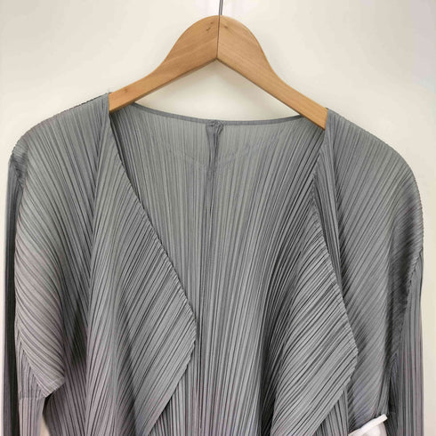 プリーツプリーズイッセイミヤケ PLEATS PLEASE ISSEY MIYAKE プリーツ ロングカーディガン レディース JPN:3