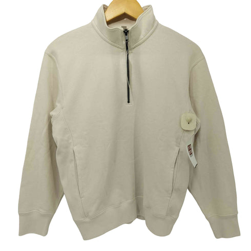 ユニクロ UNIQLO スウェットハーフジップシャツ メンズ JPN:XS