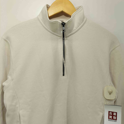 ユニクロ UNIQLO スウェットハーフジップシャツ メンズ JPN:XS