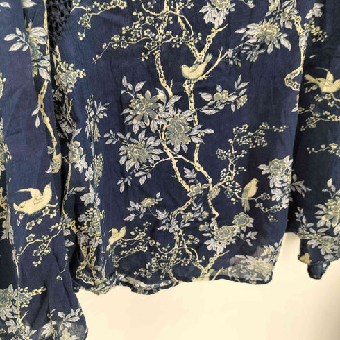 デニムアンドサプライ ラルフローレン DENIM & SUPPLY RALPH LAUREN インド製 Floral Bell Sleeves Blouse レディース JPN:S