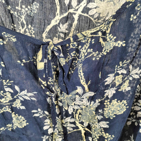 デニムアンドサプライ ラルフローレン DENIM & SUPPLY RALPH LAUREN インド製 Floral Bell Sleeves Blouse レディース JPN:S
