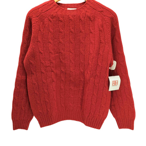 モリスアンドサンズ MORRIS & SONS ケーブル編み ウールニットセーター レディース JPN:38