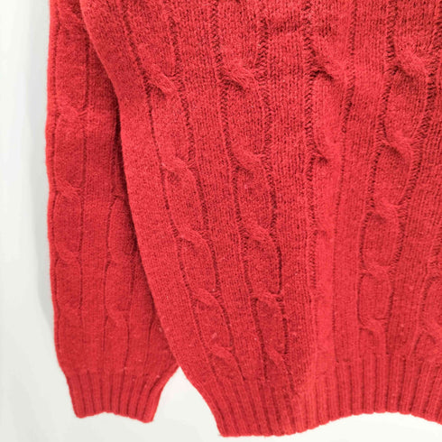 モリスアンドサンズ MORRIS & SONS ケーブル編み ウールニットセーター レディース JPN:38