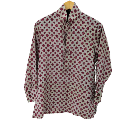 アールバイフォーティーファイブアールピーエム R by 45rpm シルクウール 総柄 チュニックブラウス Silk&Wool レディース JPN:1