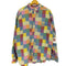 ジェイクルー J.CREW 90S チェック柄 巨人タグ パッチワーク B.D L/S コットン シャツ メンズ import:XL