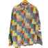 ジェイクルー J.CREW 90S チェック柄 巨人タグ パッチワーク B.D L/S コットン シャツ メンズ import:XL