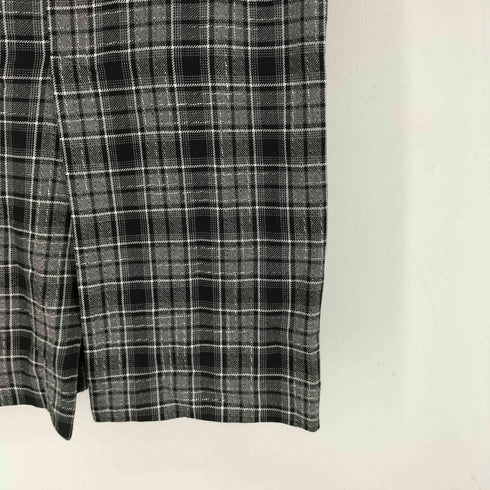 ザラ ZARA チェック柄フロントジッパースカート ロングスカート レディース JPN:S