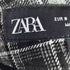 ザラ ZARA チェック柄フロントジッパースカート ロングスカート レディース JPN:S