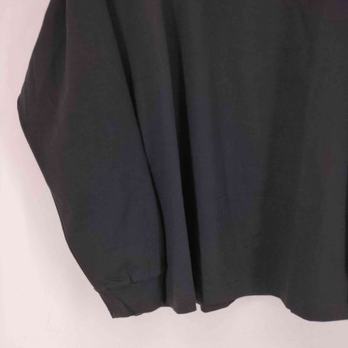 アディダス adidas エッセンシャルズ プラス ルーズフィット スモールロゴ L/S Tシャツ メンズ import:L