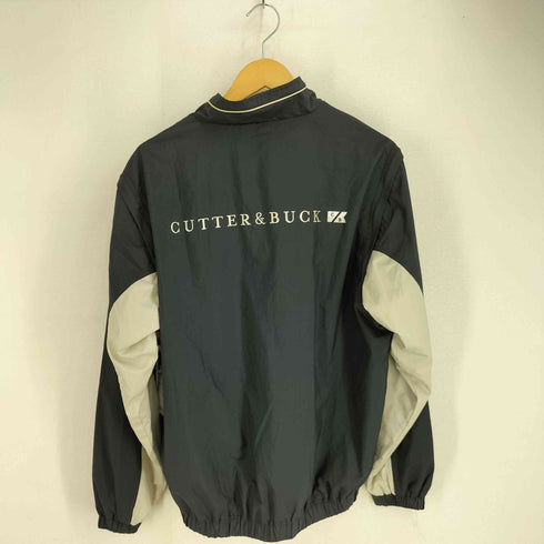カッターアンドバック CUTTER&BUCK ロゴ刺繍 2way ハーフジップ プルオーバージャケット メンズ LL