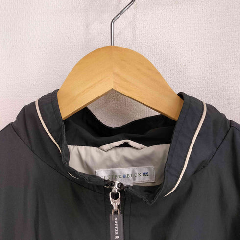 カッターアンドバック CUTTER&BUCK ロゴ刺繍 2way ハーフジップ プルオーバージャケット メンズ LL