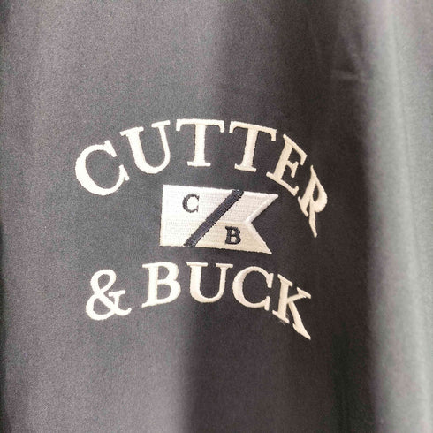 カッターアンドバック CUTTER&BUCK ロゴ刺繍 2way ハーフジップ プルオーバージャケット メンズ LL