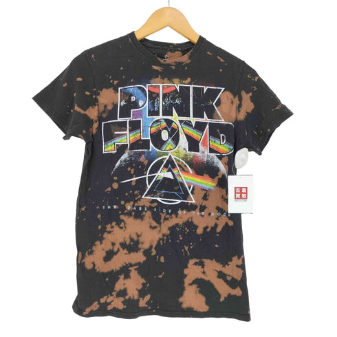 ブリーチ加工バンドTシャツ レディース S