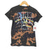 ブリーチ加工バンドTシャツ レディース S