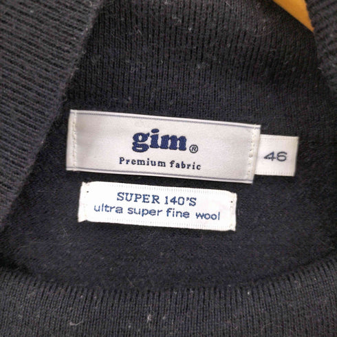 ジム gim Super140'sウルトラスーパーファインウール30G タートルネック  レディース  46