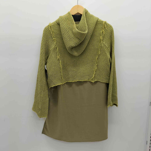 アメリ AMERI 22ss RECOVER WAFFLE HOODIE レディース FREE