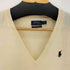 ポロラルフローレン POLO RALPH LAUREN WASHABLE MERINO WOOL ポニー刺繍 Vネック ニット レディース import:M