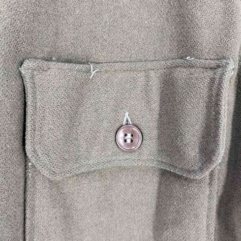 ユーエスアーミー U.S. ARMY 50s OG-108 Korea Wool Shirts ウールシャツ メンズ