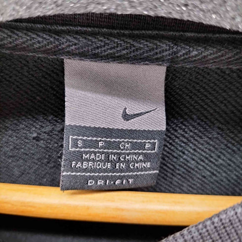 ナイキ NIKE 00s THERE IS NO FINISH LINE フロントプリント モックネックスウェット メンズ JPN:S
