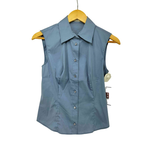 プラダ PRADA タック入り コットン ノースリーブシャツ レディース EUR:40