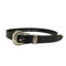 トリーレザー TORY LEATHER USA製 3-Piece Silver Buckle Belt メンズ 32