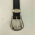 トリーレザー TORY LEATHER USA製 3-Piece Silver Buckle Belt メンズ 32