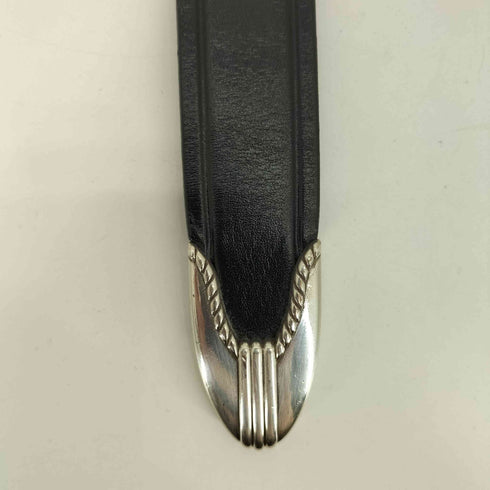 トリーレザー TORY LEATHER USA製 3-Piece Silver Buckle Belt メンズ 32