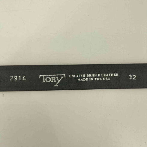トリーレザー TORY LEATHER USA製 3-Piece Silver Buckle Belt メンズ 32