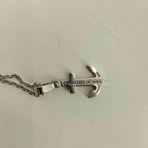シンパシーオブソウル SYMPATHY OF SOUL ANCHOR PENDANT MIDIUM NECKLACE SET メンズ