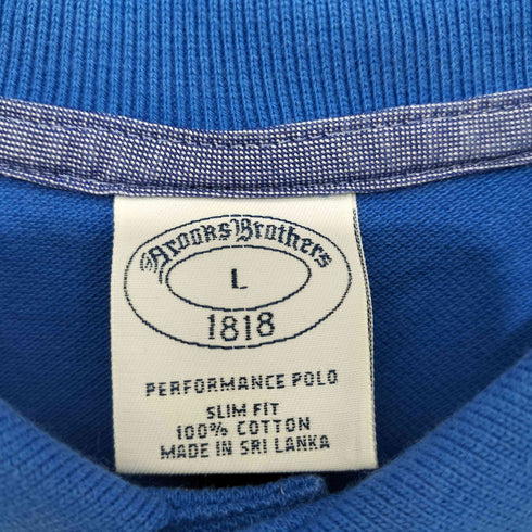 ブルックスブラザーズ BROOKS BROTHERS ロゴ刺繍 S/Sポロシャツ Slim Fit メンズ JPN:L