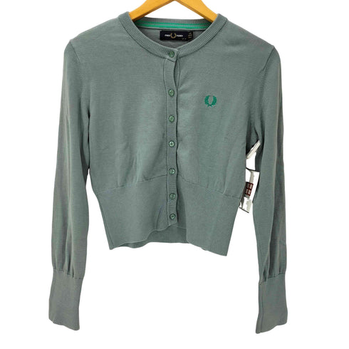 フレッドペリー FRED PERRY 別注クルーネックカーディガン レディース USA 6
