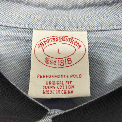 ブルックスブラザーズ BROOKS BROTHERS ロゴ刺繍 S/Sポロシャツ Original Fit メンズ JPN:L