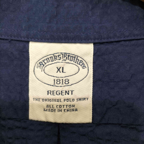 ブルックスブラザーズ BROOKS BROTHERS REGENT シアサッカー ボタンダウンシャツ メンズ JPN:XL