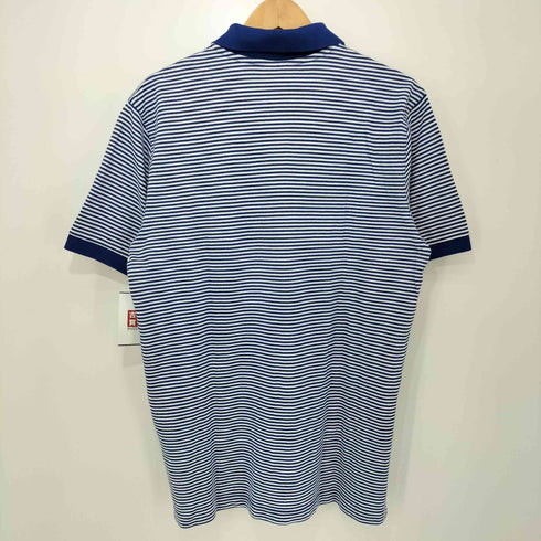 ブルックスブラザーズ BROOKS BROTHERS ロゴ刺繍 S/Sボーダーポロシャツ Slim Fit メンズ JPN:L