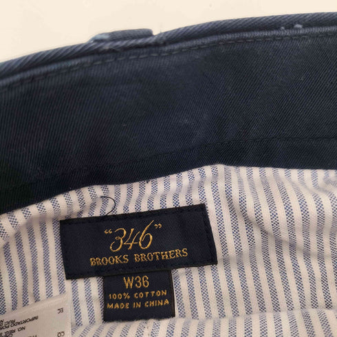 ブルックスブラザーズ 346 BROOKS BROTHERS 総柄刺繍 ストレートパンツ メンズ W36