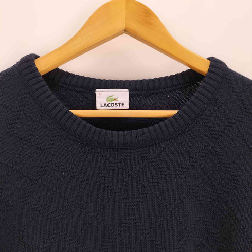 ラコステ LACOSTE ワンポイントロゴ ダイヤ編みニットセーター メンズ 6