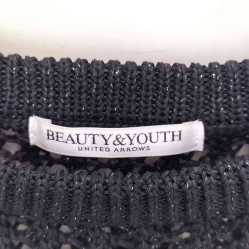 ビューティーアンドユースユナイテッドアローズ BEAUTY & YOUTH UNITED ARROWS ラメメッシュ ニット プルオーバー レディース