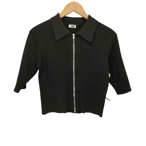 エイチビューティーアンドユースユナイテッドアローズ H BEAUTY & YOUTH UNITED ARROWS 25SS リブジップハーフスリーブカーディガン レディース