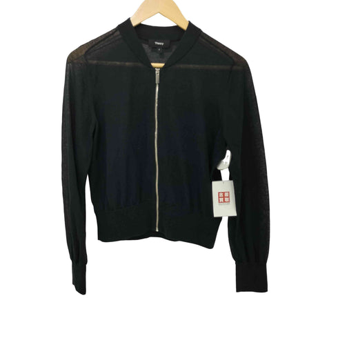 セオリー theory 24SS SHEER BOMBER AIRY COTTON レディース JPN:S