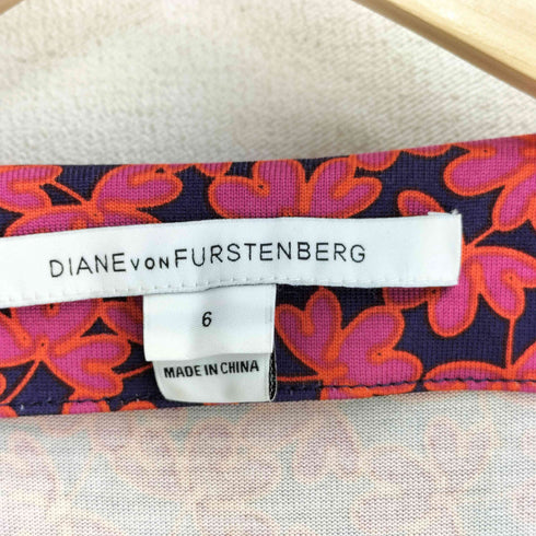 ダイアンフォンファステンバーグ DIANE VON FURSTENBERG カシュクール ラップ ワンピース レディース 6