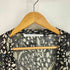ダイアンフォンファステンバーグ DIANE VON FURSTENBERG 総柄 カシュクール ウールワンピース レディース import:S