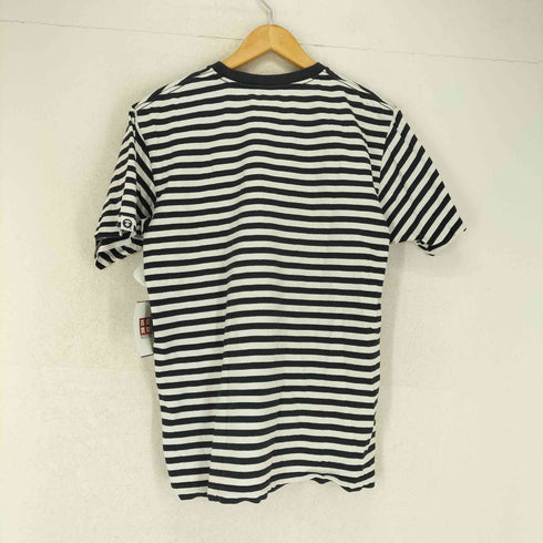 エーエイプバイアベイシングエイプ AAPE BY A BATHING APE プリントボーダーポケットTシャツ メンズ M