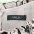 ミルク MILK ニュースペーパー柄 チェーンデザインブラウス レディース