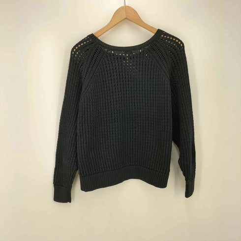 グリーンレーベルリラクシング GREEN LABEL RELAXING リネンライク メッシュ プルオーバー ニット レディース