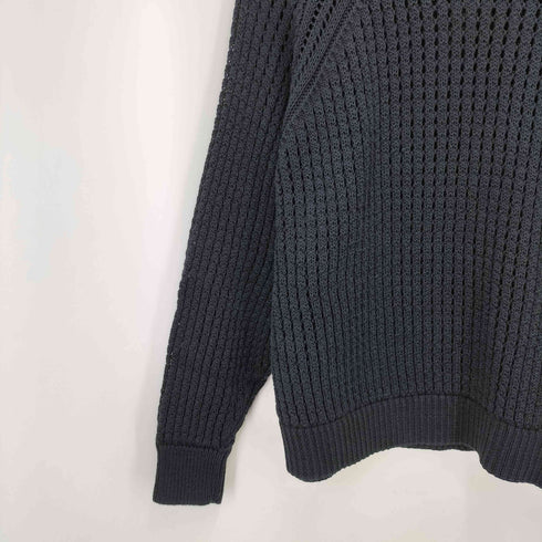 グリーンレーベルリラクシング GREEN LABEL RELAXING リネンライク メッシュ プルオーバー ニット レディース