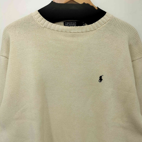 ポロバイラルフローレン Polo by RALPH LAUREN ポニー刺繍 コットン クルーネックニット メンズ JPN:M