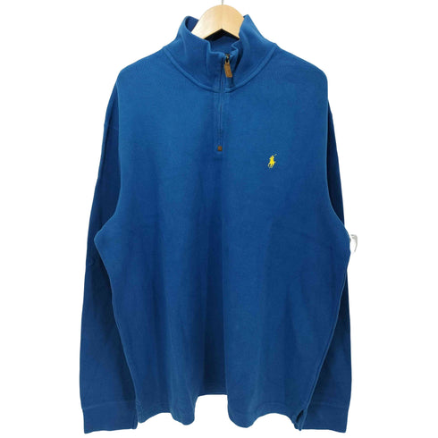ポロラルフローレン POLO RALPH LAUREN ポニー刺繍 ハーフジップスウェット メンズ JPN:XL